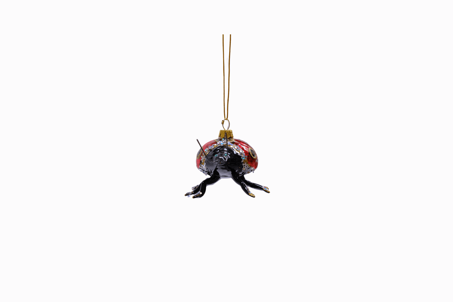 Ladybird Decoration (Red/Silver)