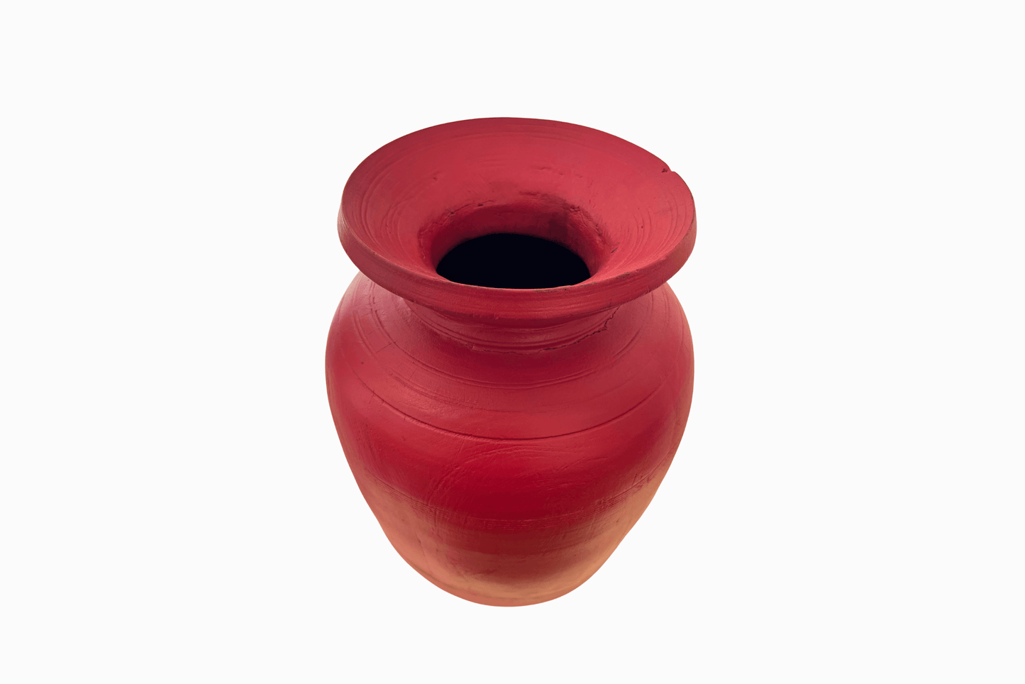Mango Wood Painted Pot 1