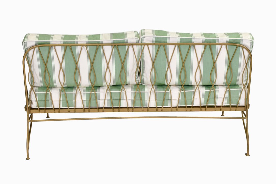 PALM SPRINGS SOFA - GOLD FRAME