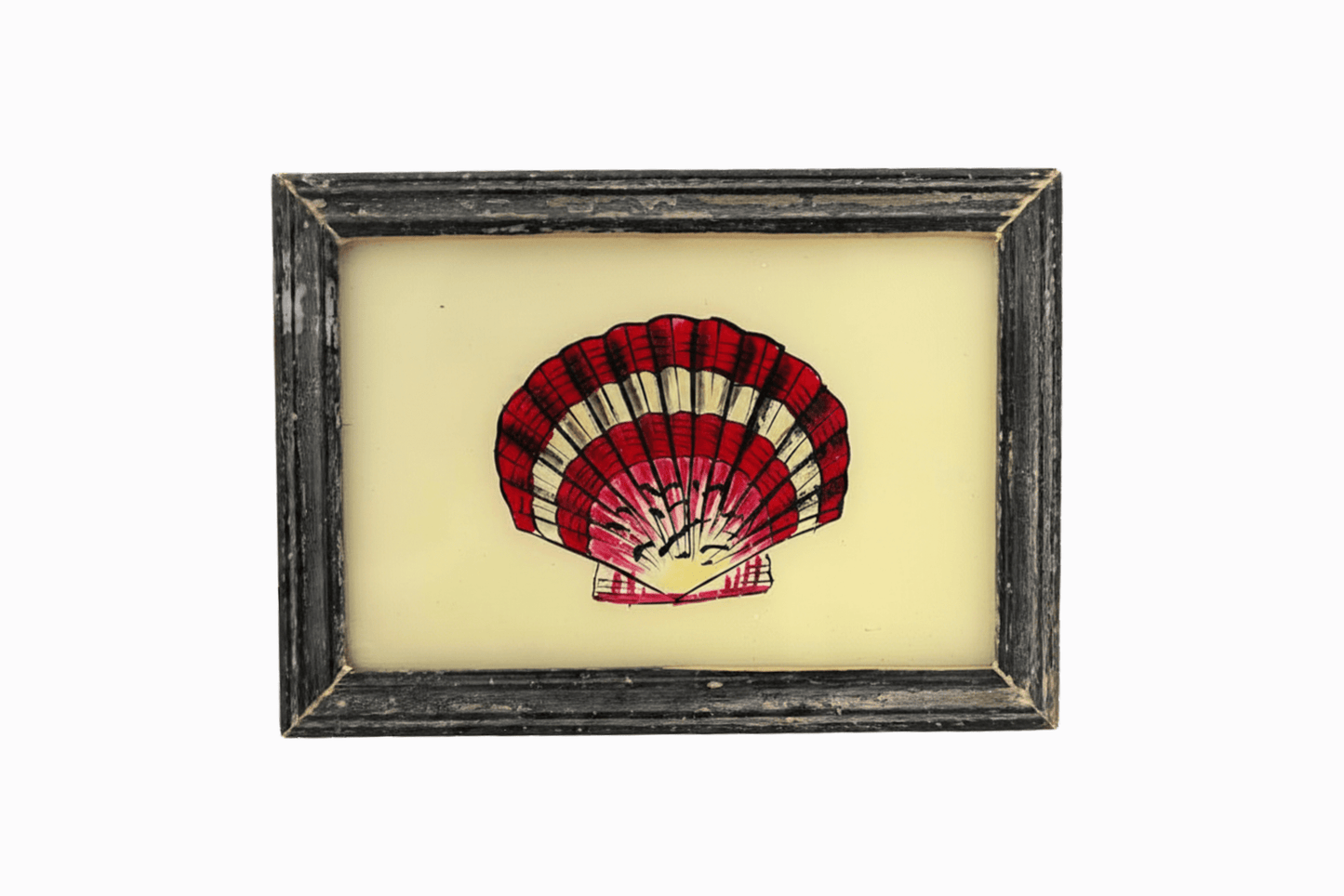 A Reverse Glass Painting of a Scallop (Small)