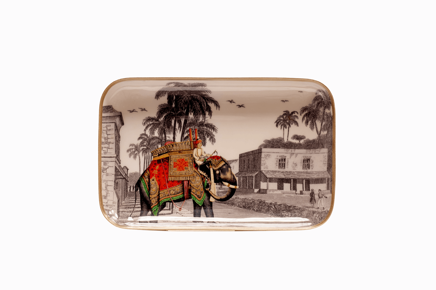 Small Red Elephant Tray