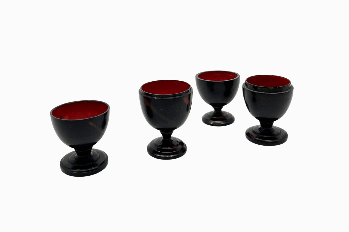 Pair of Vintage travel egg cups