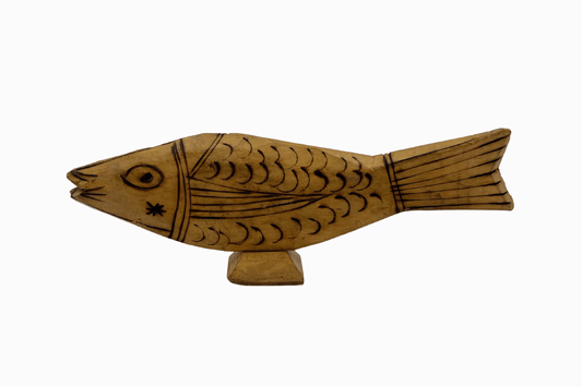 Indian Hand Carved Fish 2