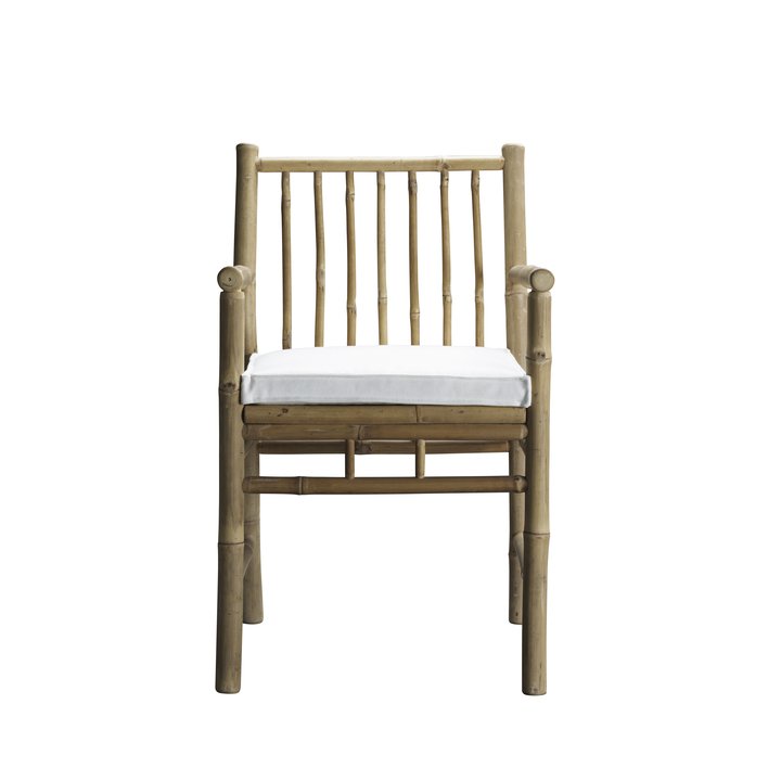 Bamboo Straight Arm Dining Chair