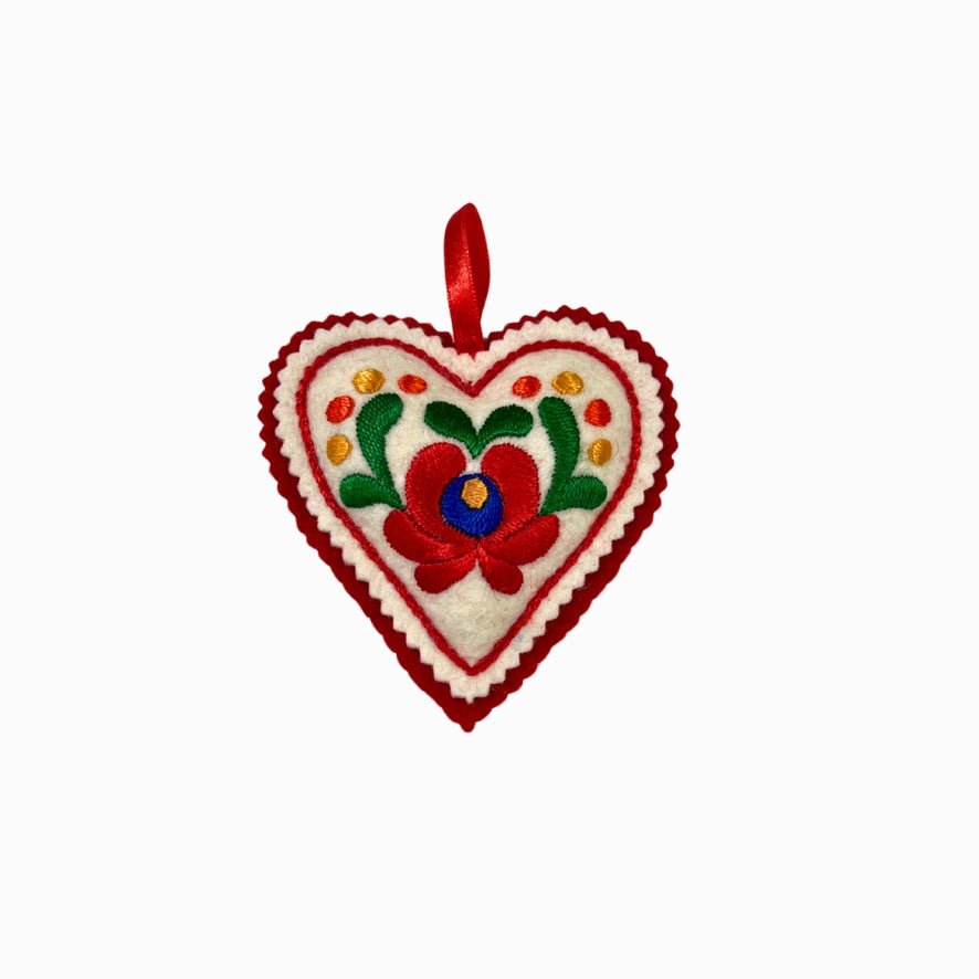Corazón de fieltro húngaro GRANDE