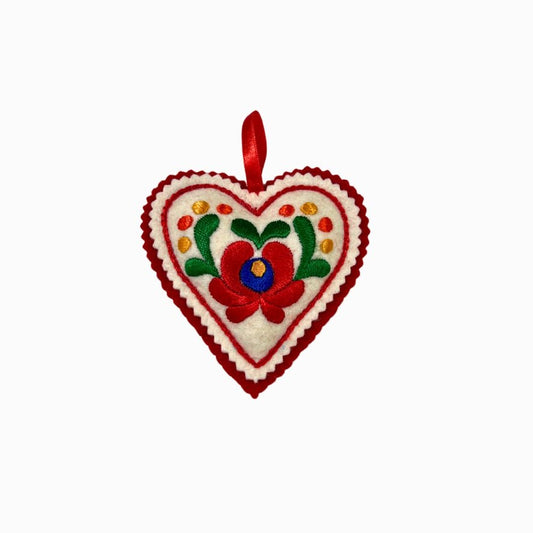 Corazón de fieltro húngaro GRANDE