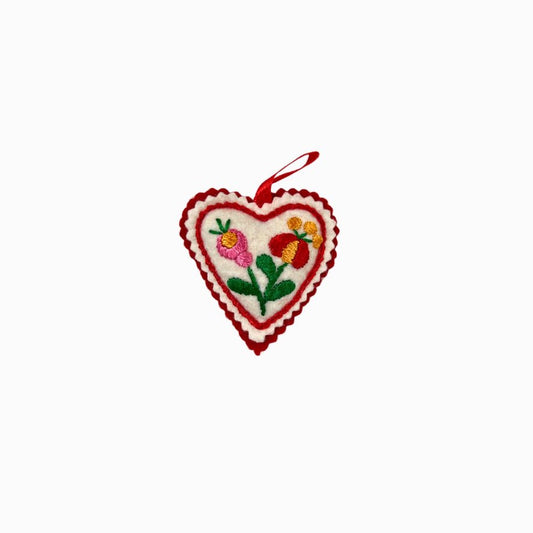 Corazón de fieltro húngaro- PEQUEÑO