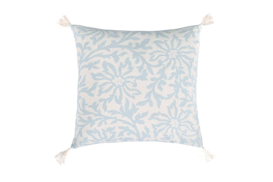 V&A Collaboration Clematis 46x46cm Cushion - Powder Blue