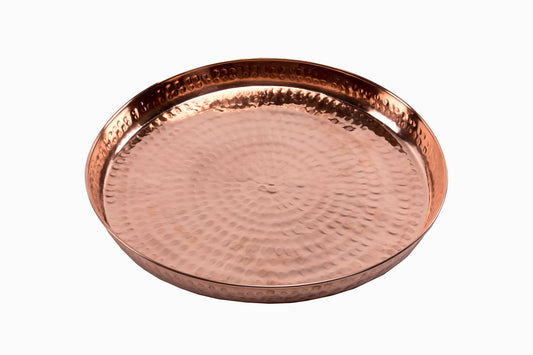 BANDEJA AYURVÉDICA COBRE MARTILLADO