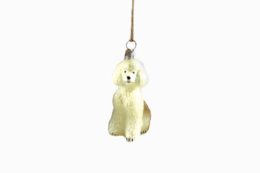 DOGGIE DECORATION COLLECTION CREME JOUET CANICHE