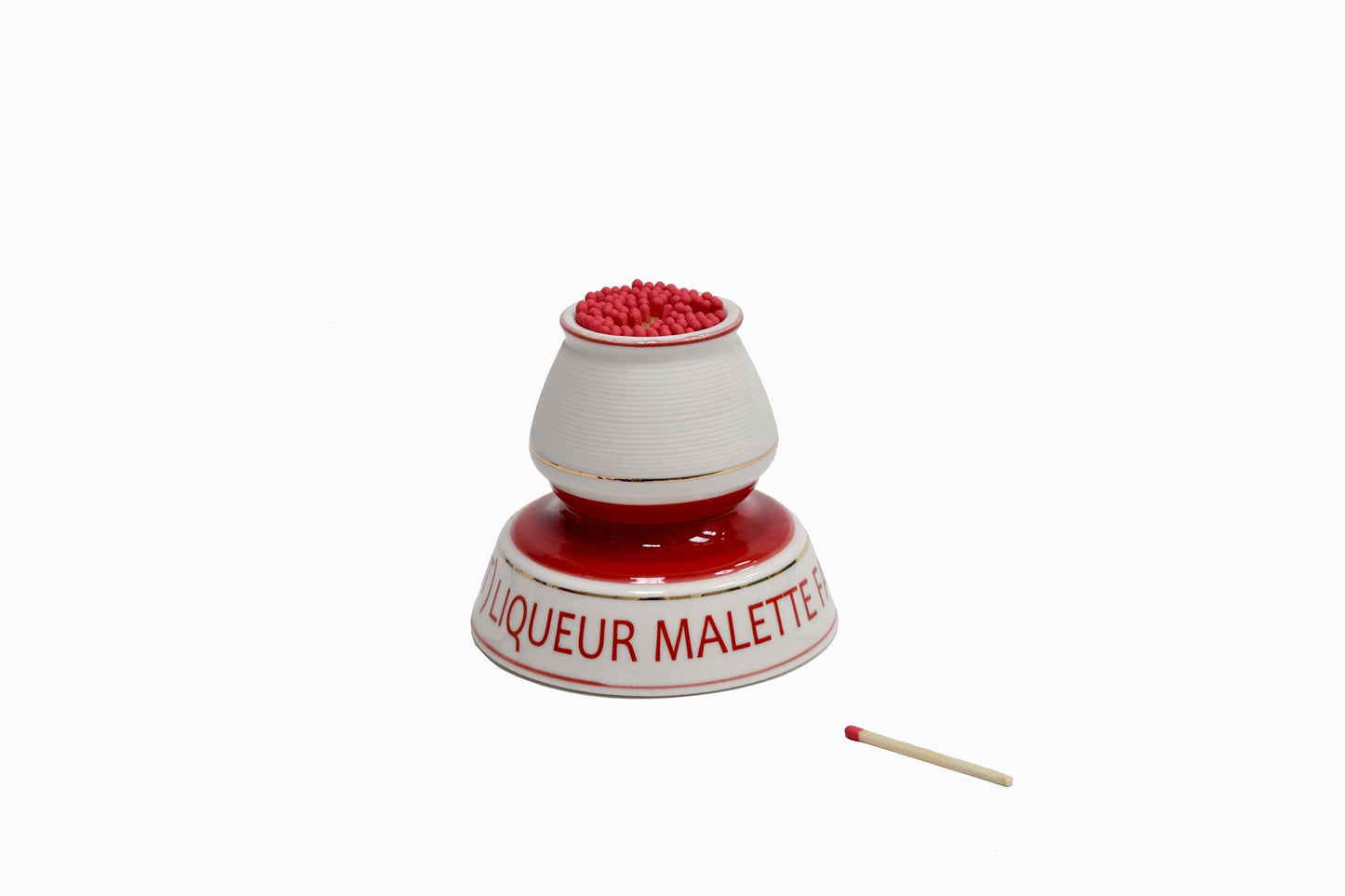 Licor Malette delantero del partido