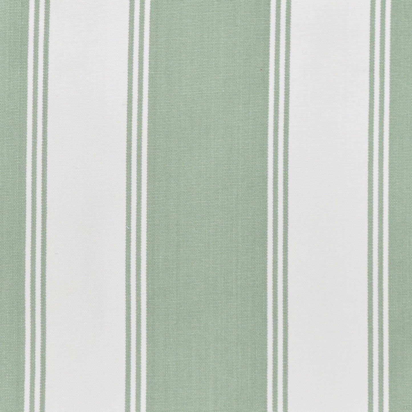 SILLA PALM SPRINGS DE METAL DORADO, COJINES A RAYAS VERDES Y CREMA