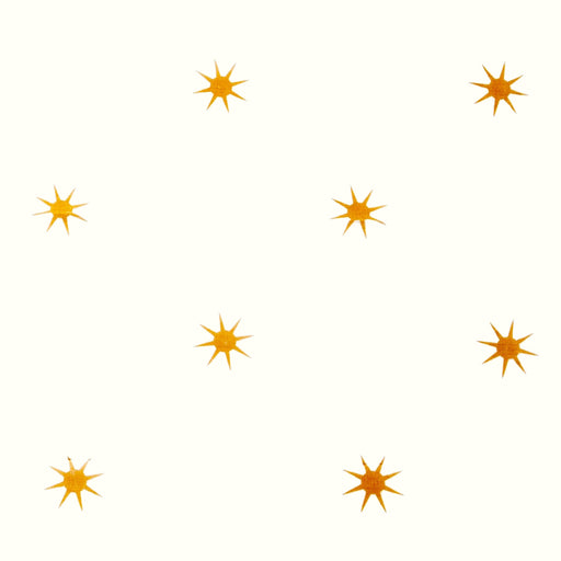 Étoile dorée crème (4 paires) Étoile dorée crème (4 paires)