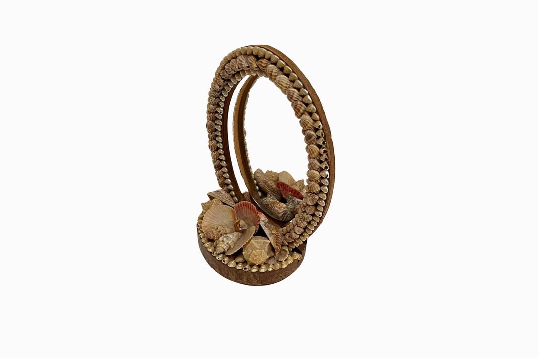 Small shell mirror