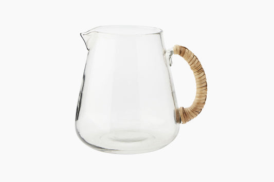 Pichet avec anse en bambou