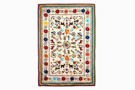 Colgante de pared indio bordado a mano WH61/BS11