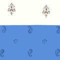 Paisley Mandore Crème & Bleu Céleste Paisley Mandore Crème & Bleu Céleste