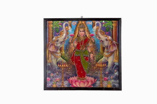 LAKSHMI AVEC ÉLÉPHANTS REF PT03