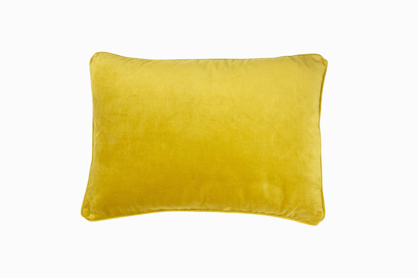 OREILLER VELOURS CITRON