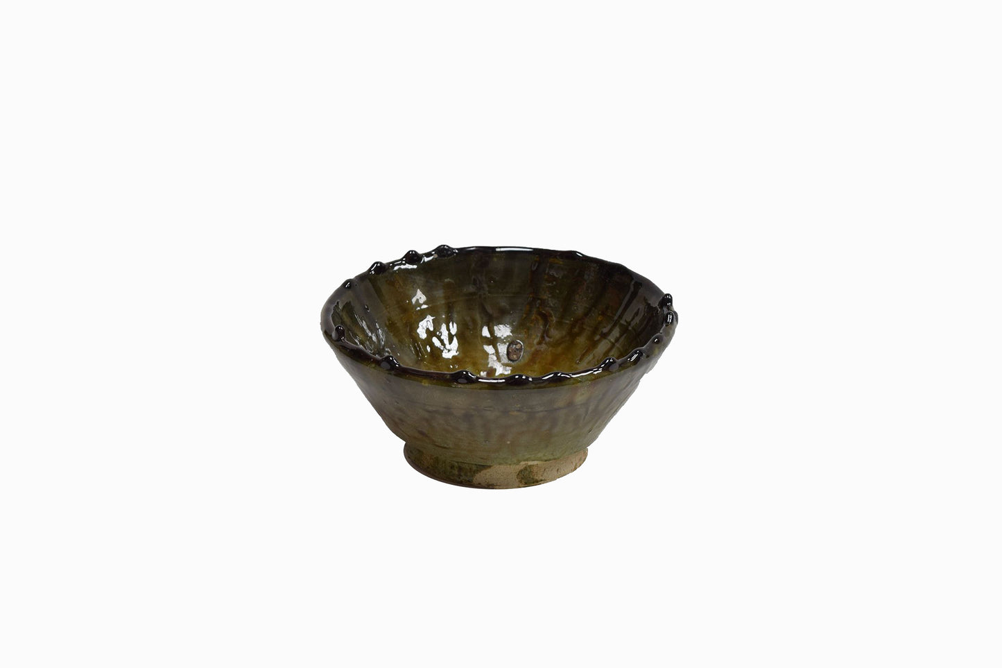 CUENCO BUMPY RIM ZAGORA OCRE pequeño 15cm