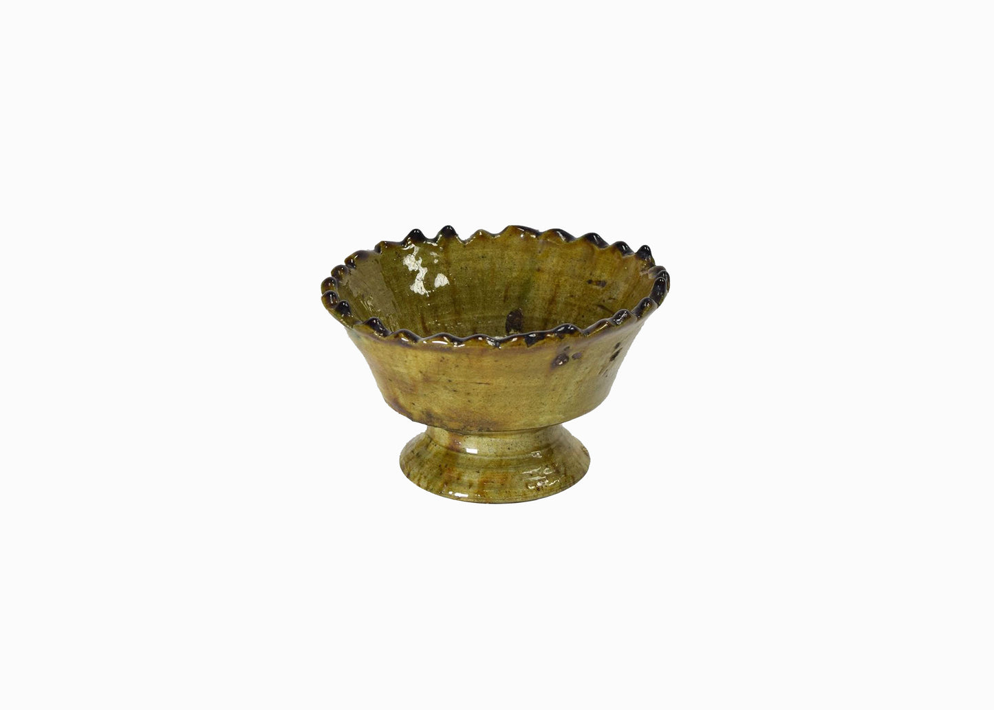 BOWL ZIG ZAG RIM ZAGORA OCRE PEQUEÑO