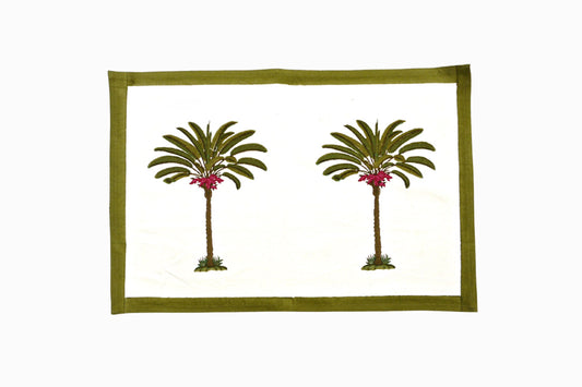 MANTEL DE MESA DE PALMERA
