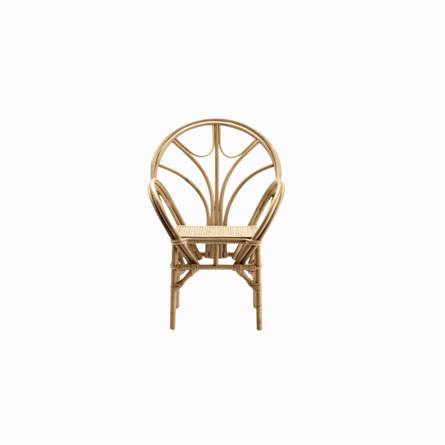 Rattan Arch Back Dining Chair