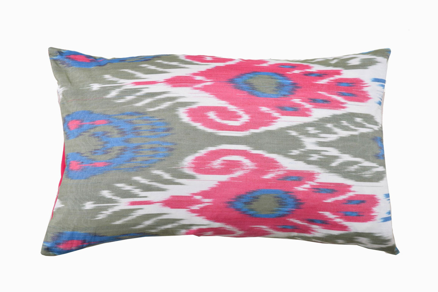 Cojín Ikat de seda rectangular Ref 2