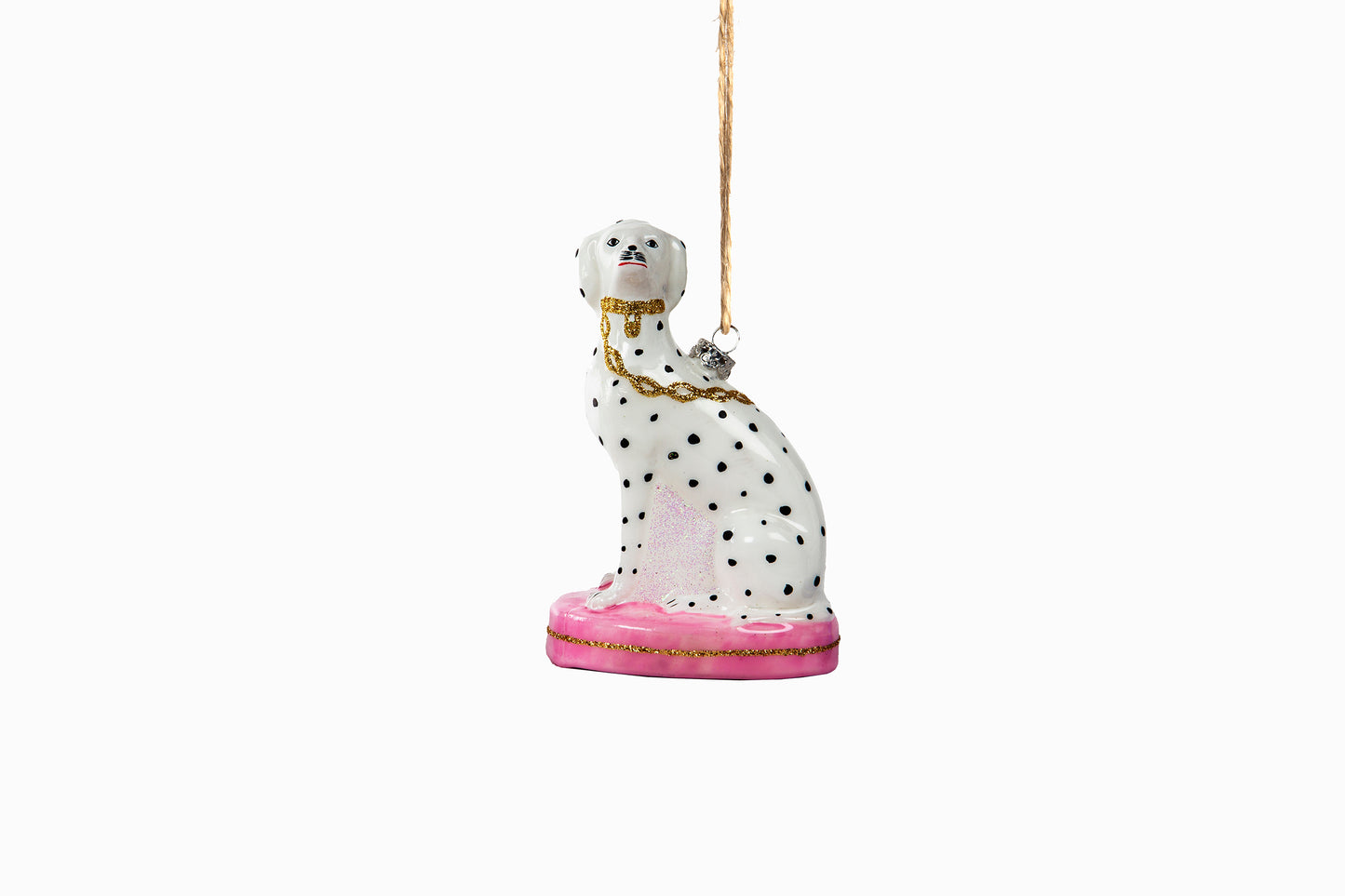 ORNEMENTS ROYAUX DALMATIENS BASE ROSE