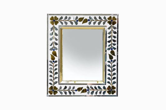 MIROIR MARQUETÉ RAJASTHANI PETIT REF 5