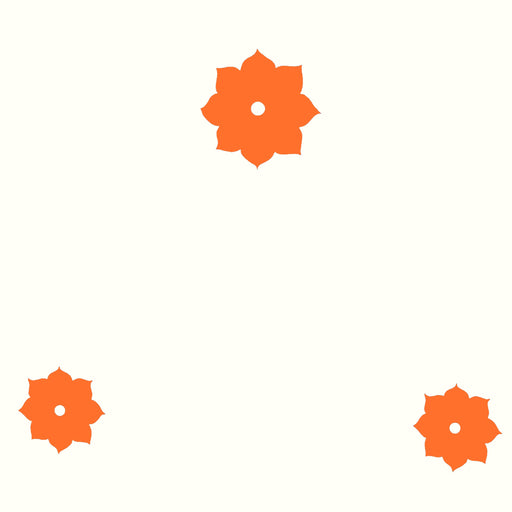 Mughal - Crème & Orange Mughal - Crème & Orange