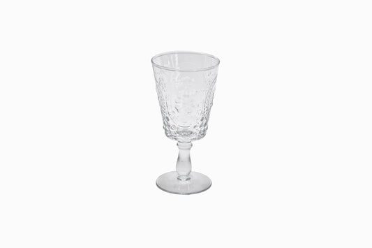 DECORATIVE PASTEL WINE GLASSES CLEAR (BOX OF 6)