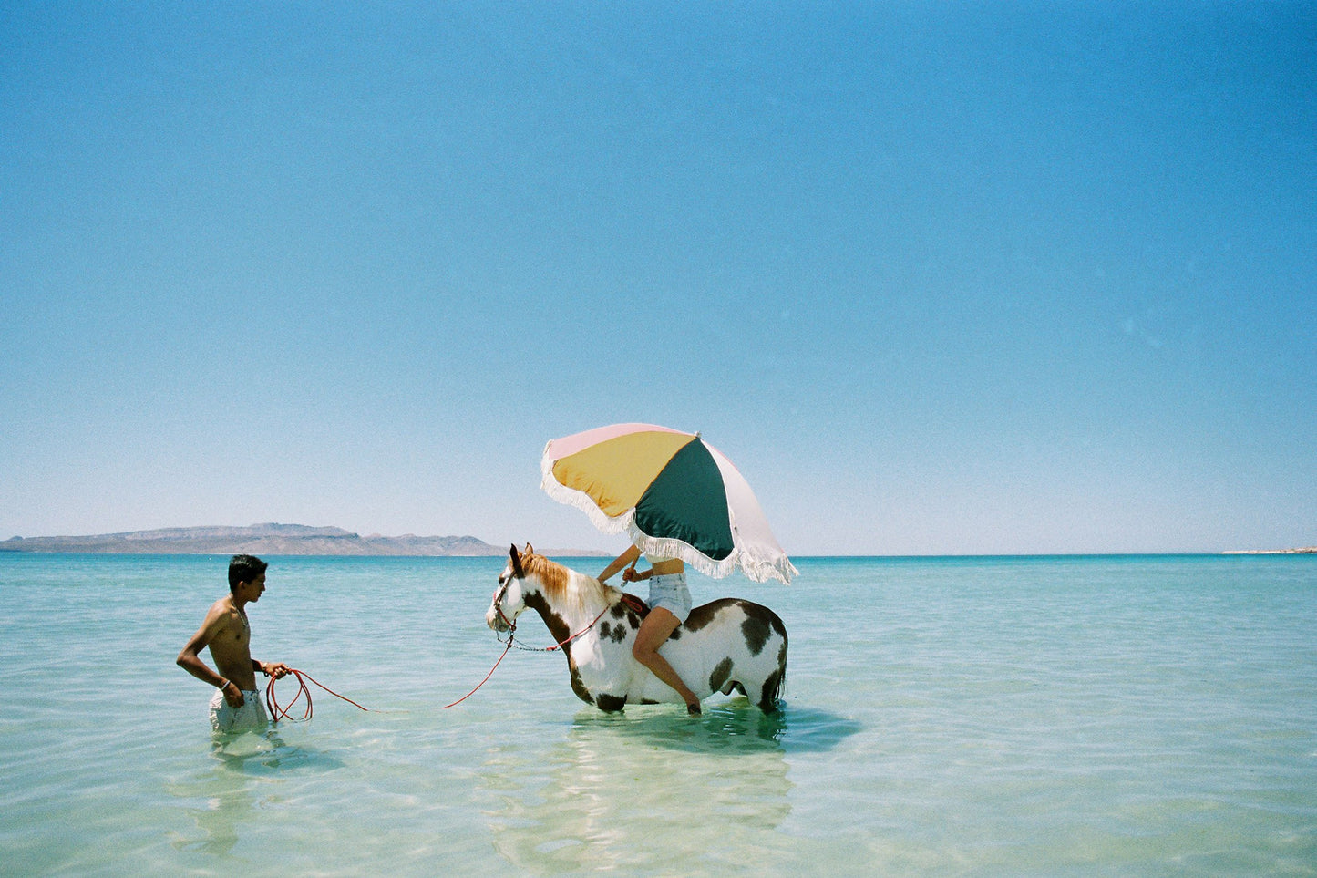 Parasol Riviera multicolore