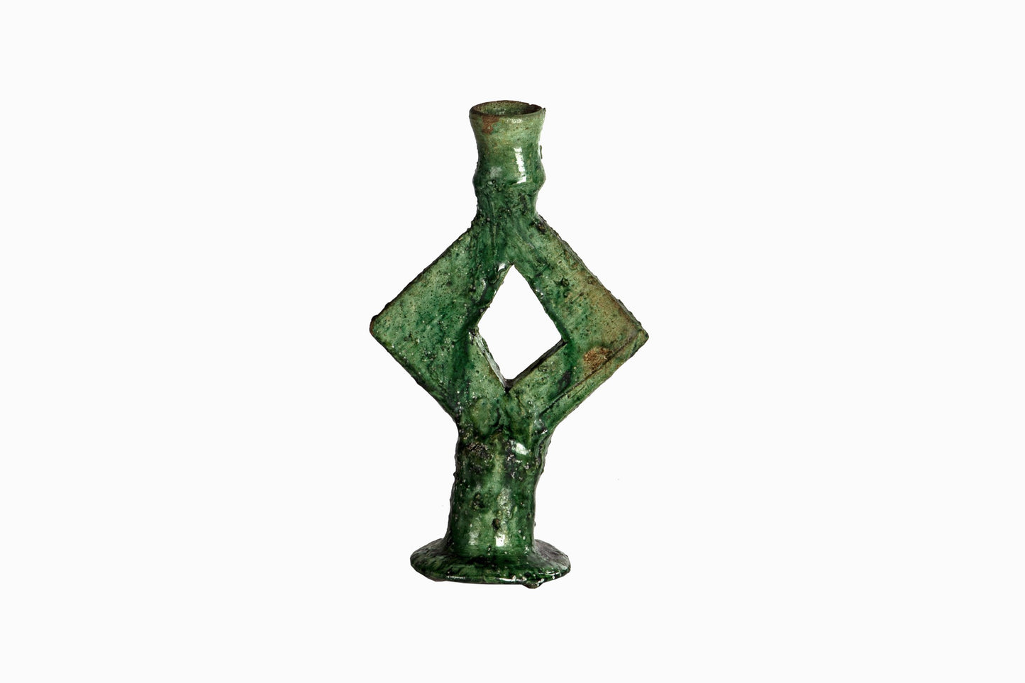 PEQUEÑO ABSTRACTO CANDELABRO ZAGORA AGUJERO DE DIAMANTE