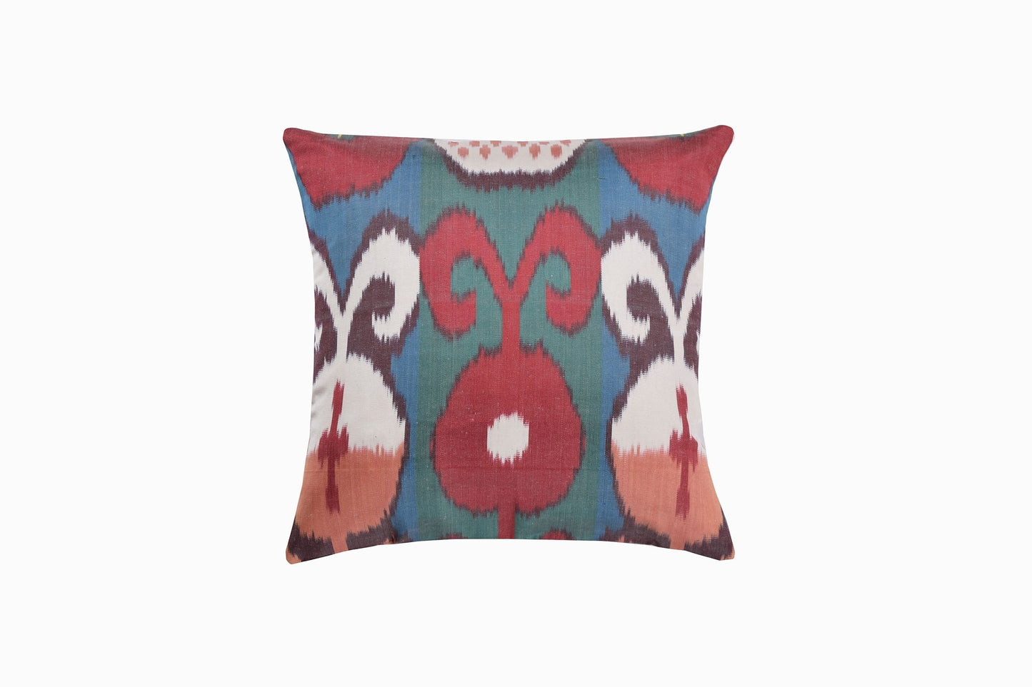 Cojín cuadrado Ikat seda Ref 9