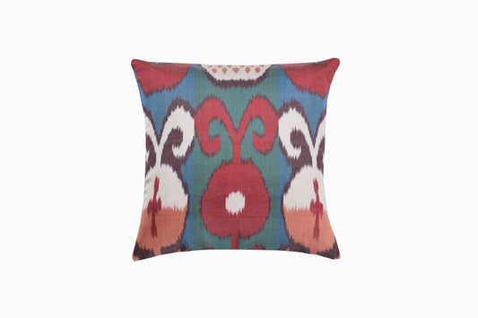 Cojín cuadrado Ikat seda Ref 9