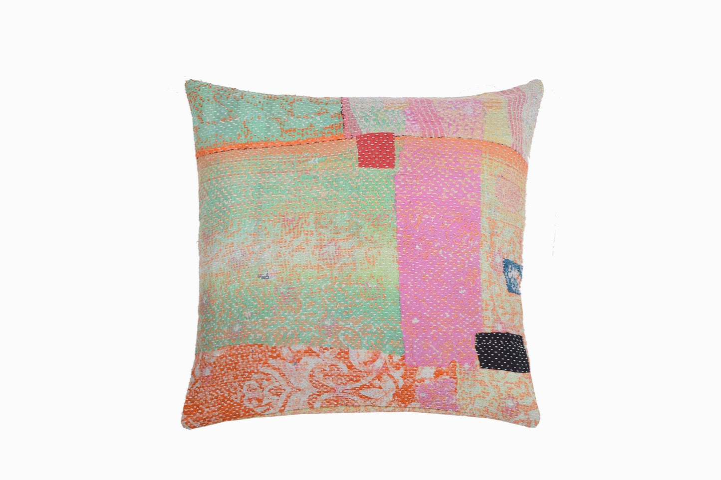 Coussin point Kantha Réf 20