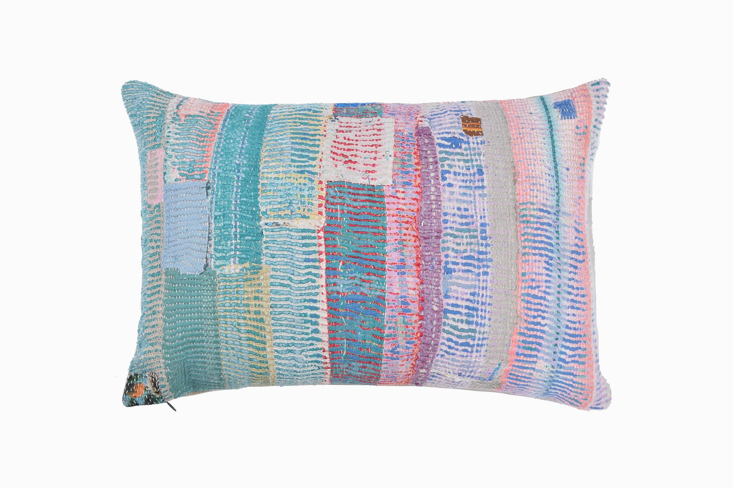 Coussin point Kantha Réf 1