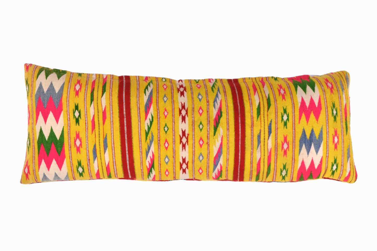 Coussin en laine sud-américaine tissé à la main