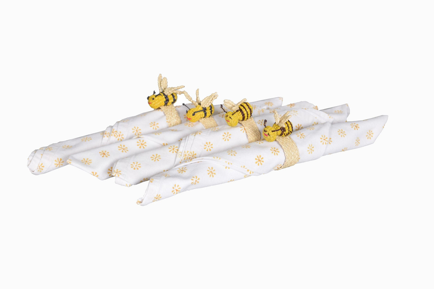 Servilleteros de abeja (Juego de 4)