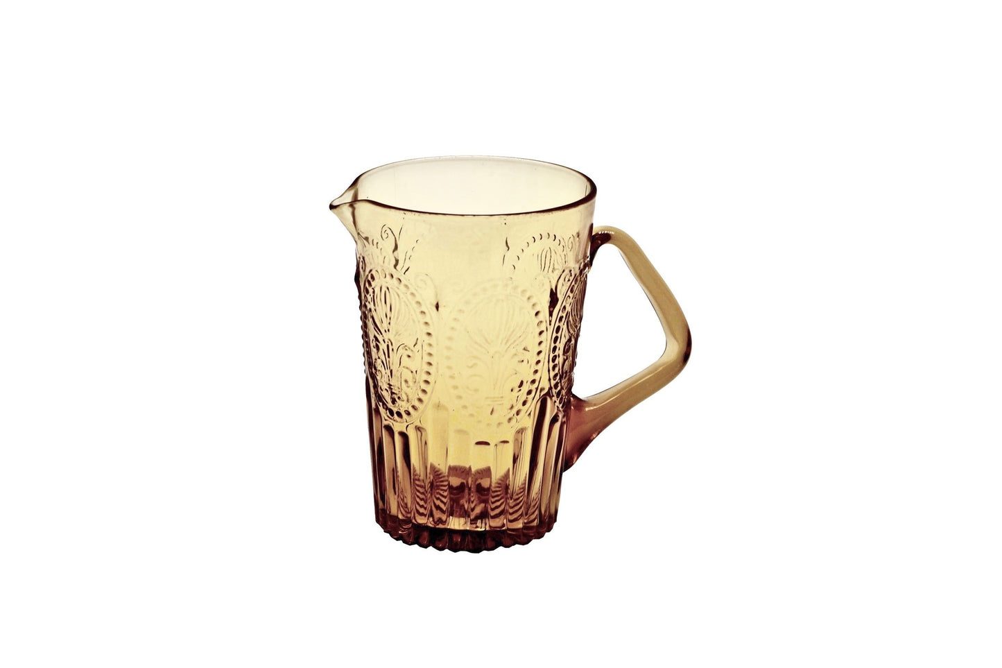 JARRA CRISTAL DECORATIVA ÁMBAR