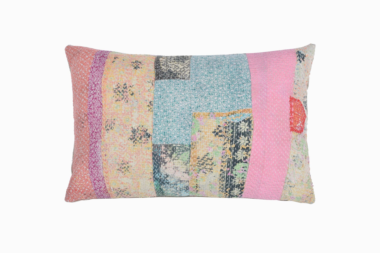 Coussin point Kantha Réf 2