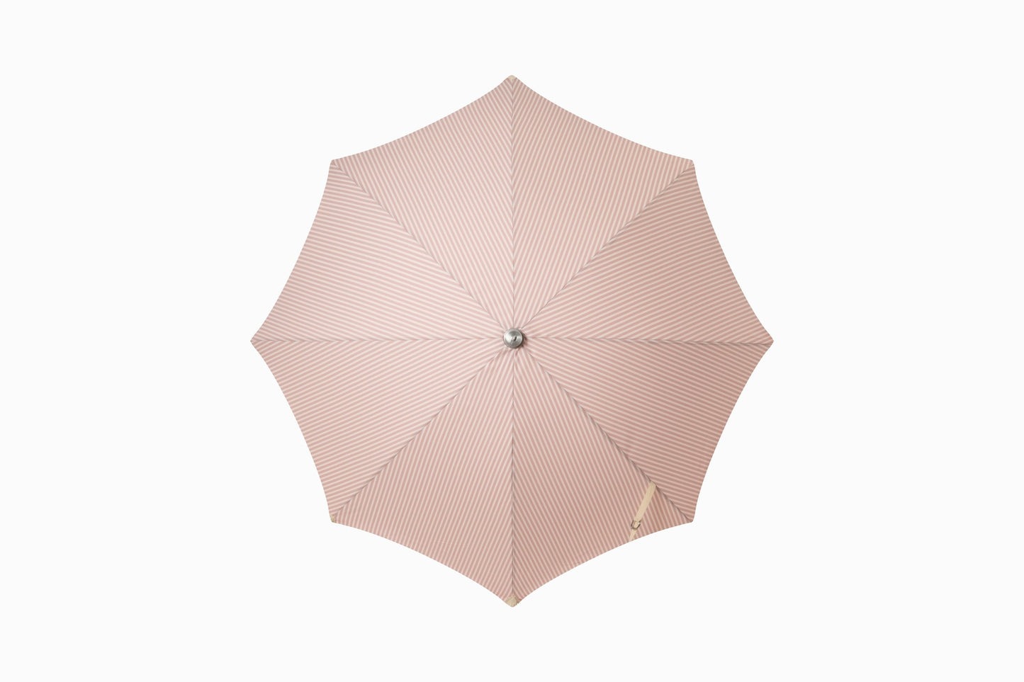 Parasol Riviera rayure rose