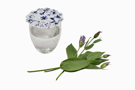 Grenouilles de fleurs en papier en paquet plat de Delft