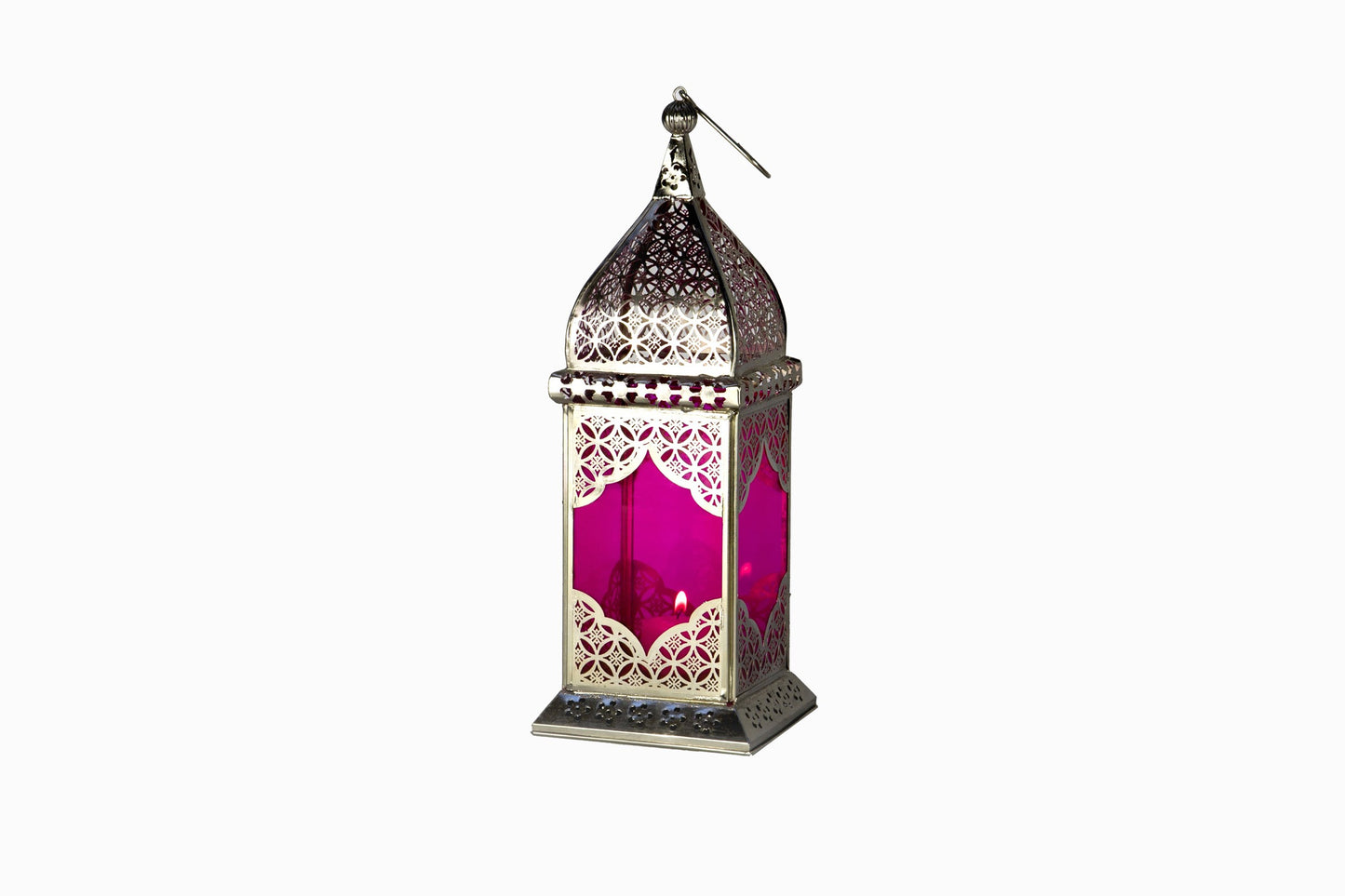LINTERNA JAIPUR PLATA ROSA