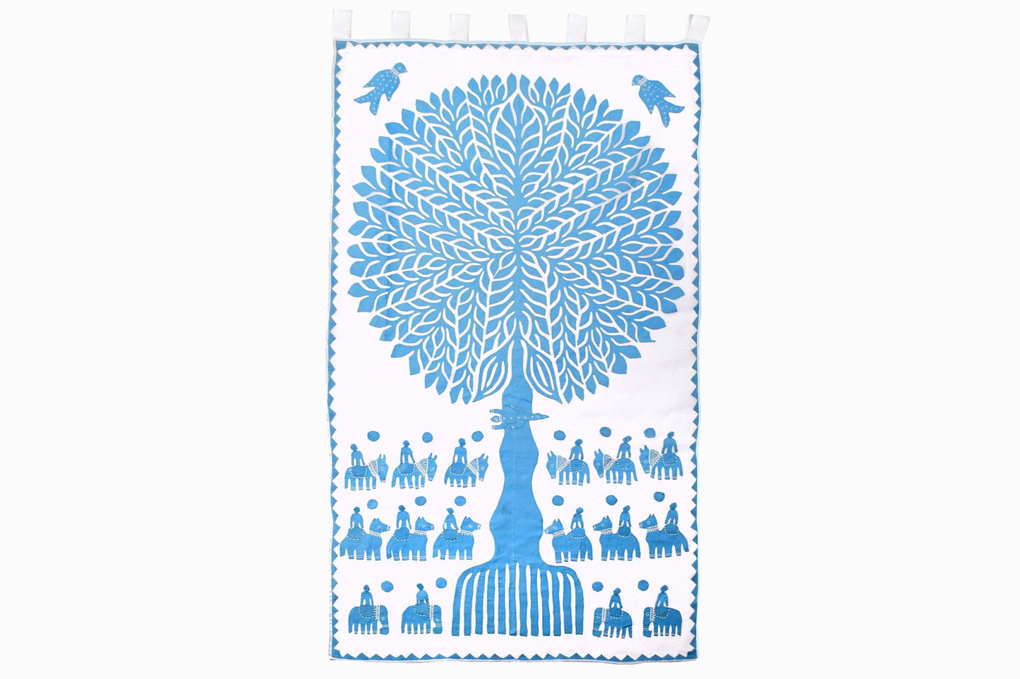 Tenture murale indienne en organdi WH74