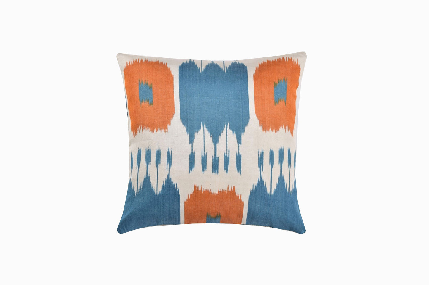 Cojín cuadrado Ikat seda Ref 10