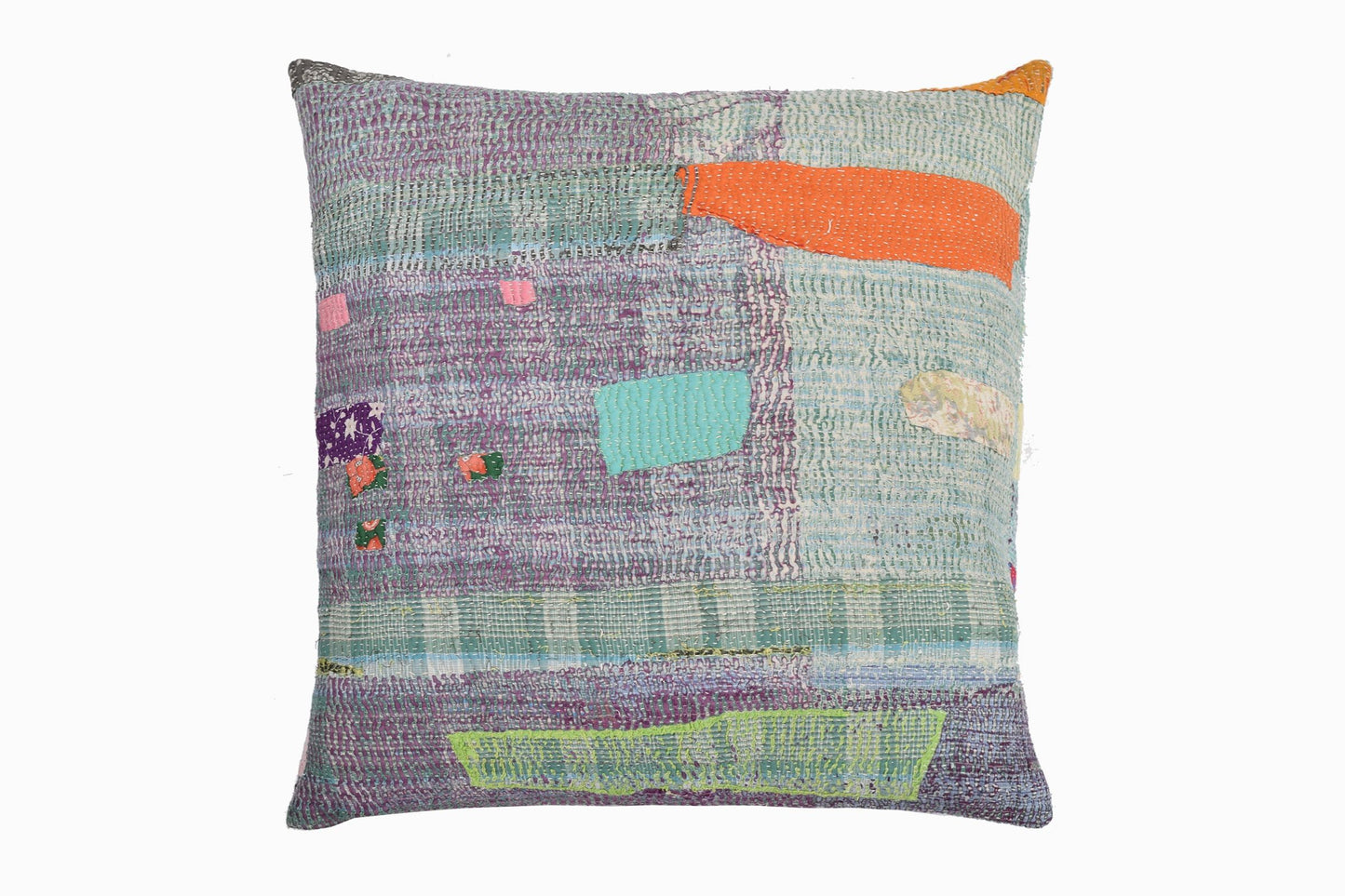 Cojín punto Kantha Ref 27