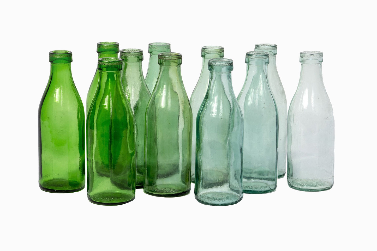 BOTELLA DE LECHE VINTAGE DE EUROPA DEL ESTE