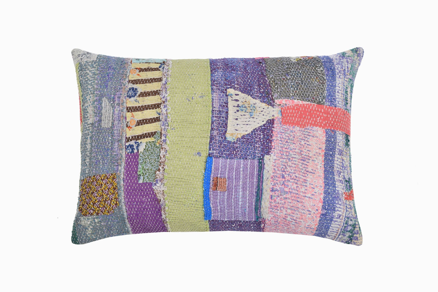Coussin point Kantha Réf 5
